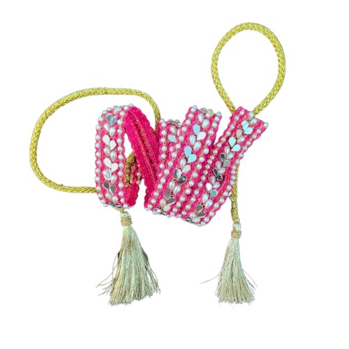 The Cool GrandMom Traditional Navy Blue Belt for Women |Waist Belt | Kamarband (60)