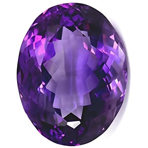 Arsuvi Original Amethyst Stone 9.50 Ratti Lab-Certified AAAA+ Genuine Earth Mind Natural Jamunia Katela/Kathela Rashi Ratna Loose Gemstone for Men & Women (9.50 Ratti / 8.71 Carat)