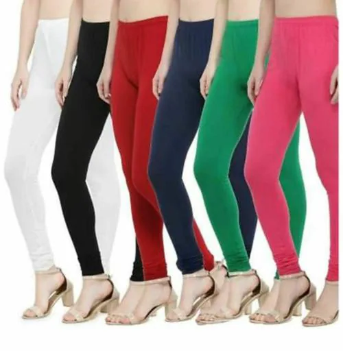 Buy KHUSHTRAD Cotton Leggings for Women's COMBO Pack of 6 Online at Best  Prices in India - JioMart.