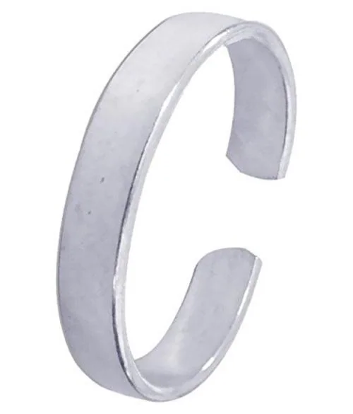 ELOISH Sterling Silver Single Piecel Toe Ring. Silver Toe Ring. Silver Toering