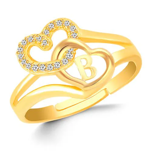 Vshine Adjustable Stylish Valentine Love Initial Alphabet Letter 