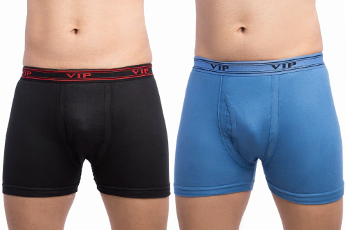 VIP ULTIMA MENS COTTON LONG TRUNK PACK OF 2