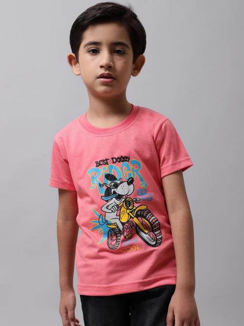 Fabflee Cotton Typography Print T-Shirt For Boys - Single| Boys tshirt| Kids Tshirt| Kids Wear| Tshirt for Boys| Baby Clothes| T shirt for boys