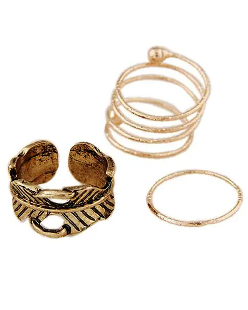 Buy Young Forever Retro Sculpture Antique Gold Leaf Decorated