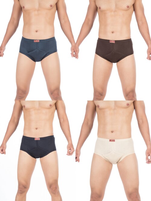 VIP GOLD MENS COLOR BRIEF PACK OF 4