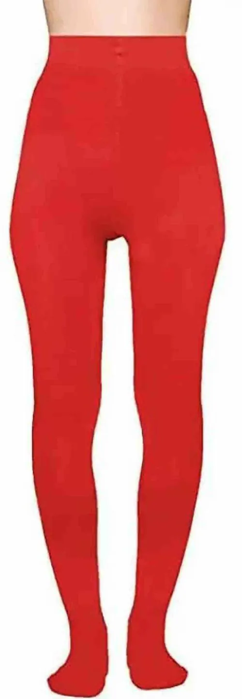 ogimi - ohh Give me Women's Imported Winter Ankle Length Leggings/Feather Hot Woolen Legging/Thermal Pants/Winter Thick Warm Fur Inside Leggings Fit -Free Size (28 to 34) (Red with Socks)
