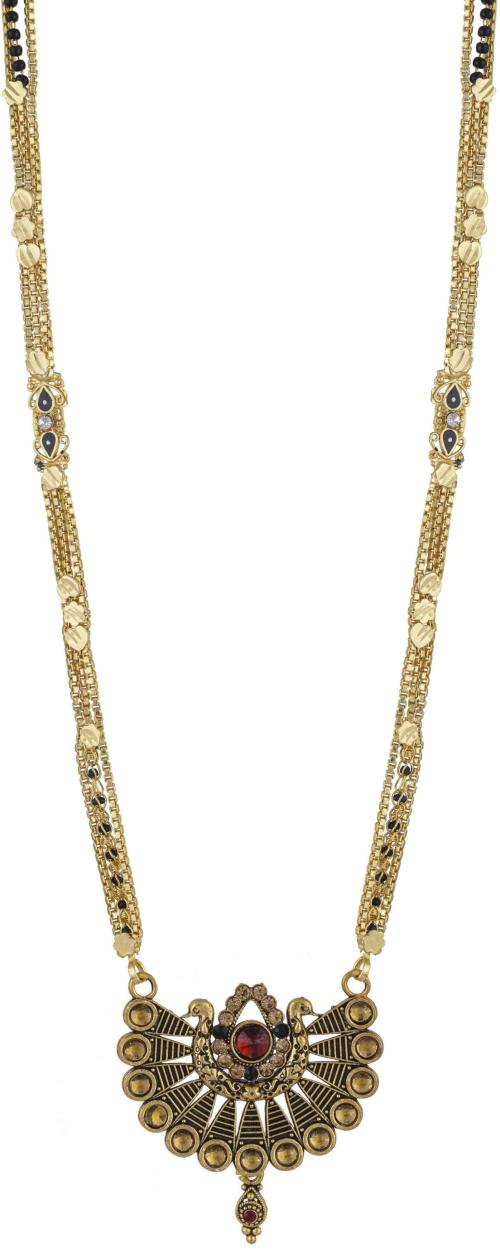 Ramdev Art Fashion Jewellery Gold, Black GoldPlated Copper, Alloy