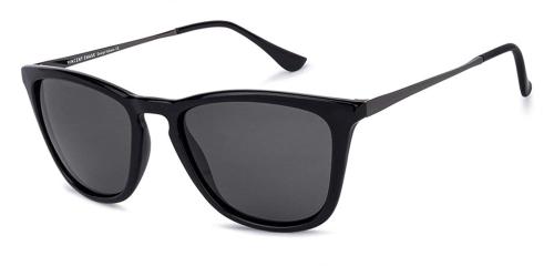 VINCENT CHASE EYEWEAR Polarized Wayfarer Full Rim Grey Sunglasses Men and Women Large VC S12601