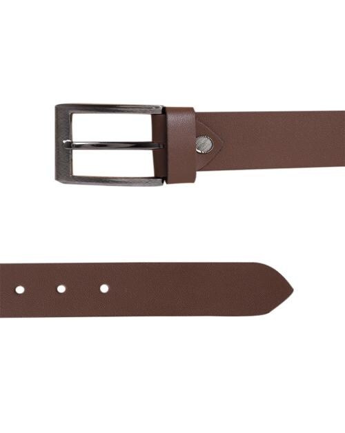 The Mini Needle Men Brown Leather Belt_40