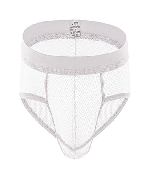Panteasy Men's See through Mesh Frenchie Brief Underwear
