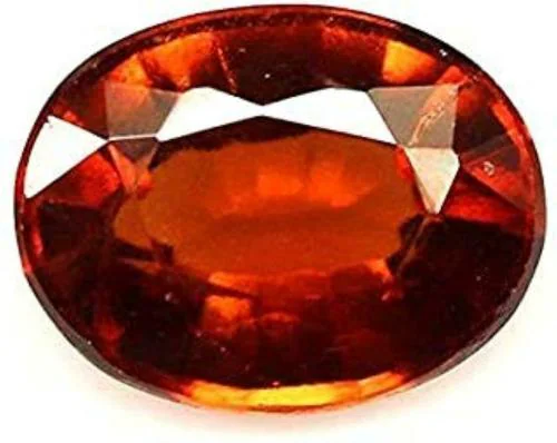 BAGUE Natural Hessonite Garnet Crystal Gomed Stone 10.5 Carat