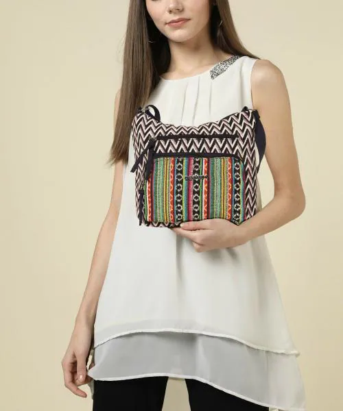 Astrid Womens Black Sling Bag