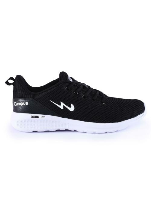 Campus Crunch Black Men's Running Shoes JioMart