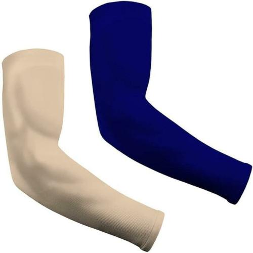 Shirsh UV Sun Protection Arm Sleeves With Thumb Hole For Summer - UPF 50 - Arm Cover For Tanning And Sunburn Protection - 2 Pair