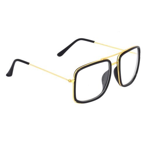 UV Protected Square shape Sunglasses/Spectacle Frames (Transparent)