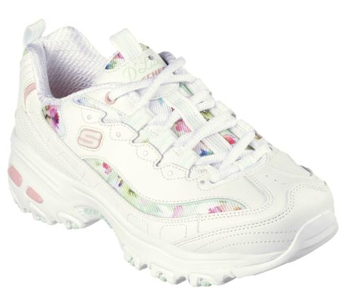 Skechers D'LITES White Sports Shoes for Womens