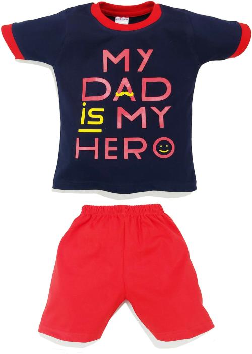 Jusfab Baby Boys & Baby Girls Casual T-shirt Pant (Multicolor)