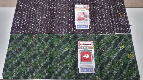 CHANK Mark Printed Lungi - Normal Size (2 Meters) - (Green & Coffee Brown Colors) #Chank Brand #Designer #Lungi 2 in 1 Offer Pack Model 27