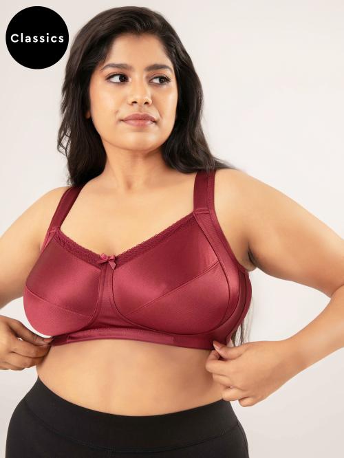 Nykd by Nykaa Lift Me Up Support Cotton Bra - Non-Padded, Wireless, Full Coverage