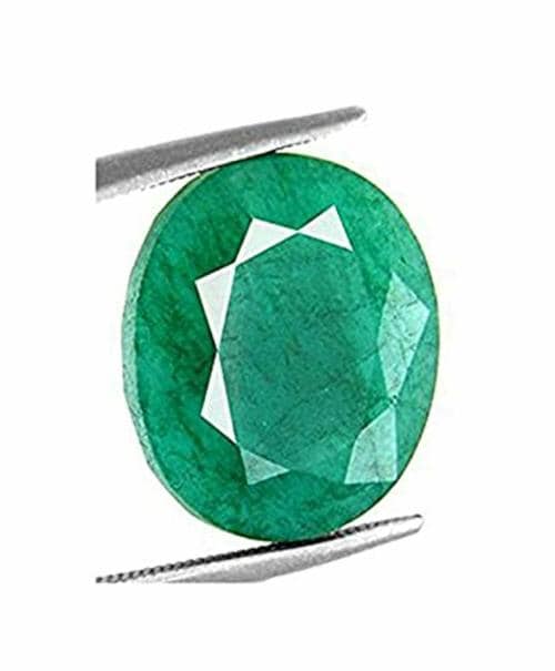 BAGUE Natural Crystal Emerald Gemstone 11.25 Ratti