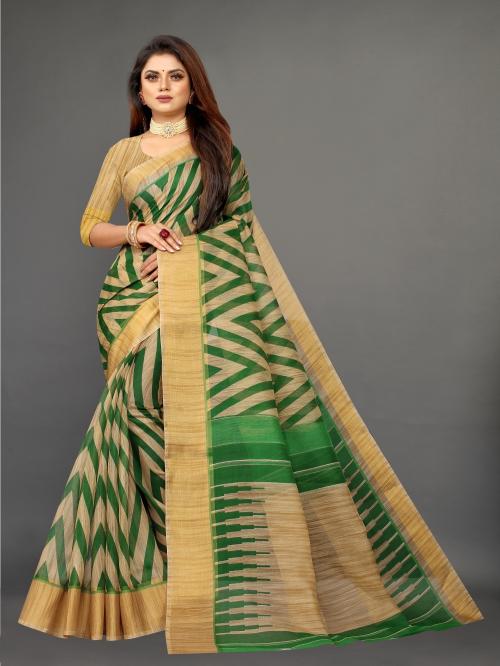 Active Feel Free Live Women's Cotton Printed Saree