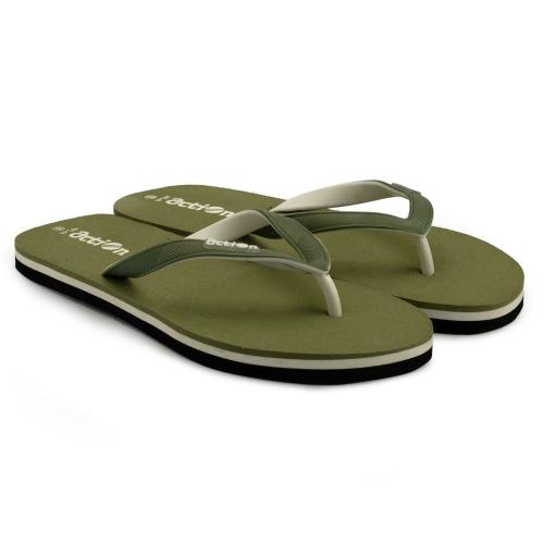 Action Olive Flip Flops for Women