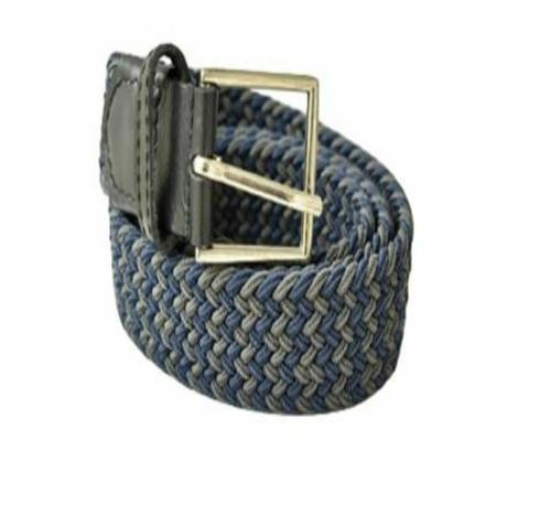 EASY ECOMMERCE EMPIRE Multi Color Braided Woven Elastic Stretch Canvas Belts for Men and Women-e9