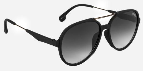 Voyage Gradient Aviator Full-Frame Black Unisex Sunglasses (Men and Women)