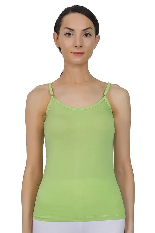 SPLASH Women Parrot Green Camisole L_Green