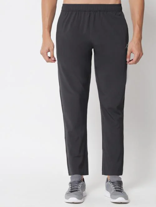 My Swag Men's Grey Color Solid Casual Sleep Wear Track Pants