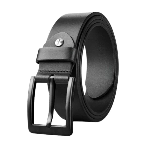 LUXURY LEATHER BEST QUIALITY LEATHER BELTS FOR MEN | COLOR -BLACK| BLACK Lock | SIZE-28
