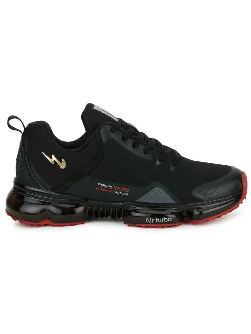 Campus STINGRAY Black Men's Running Shoes