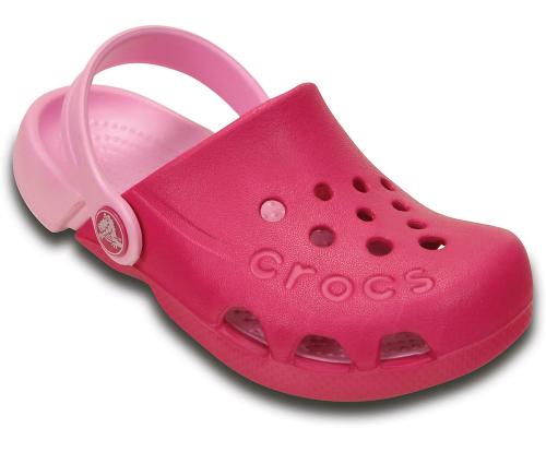 Crocs Electro Pink Clogs For Unisex Kids