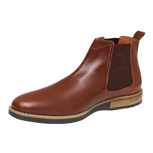 Clog London Men Chelsea Boots (Brown) l formal shoes for men l men formal shoes