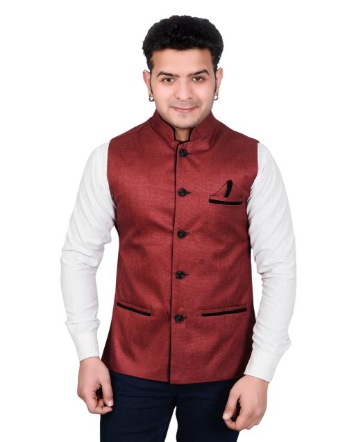 Buzzic men maroon jacket