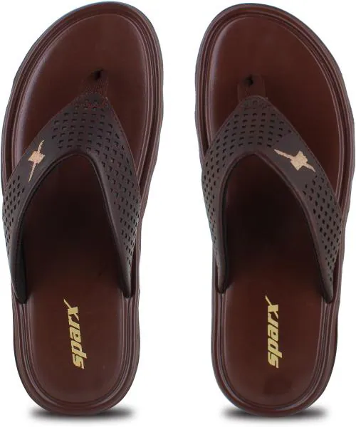 Sparx Men SFG-576 Brown Beige Flip Flops