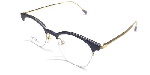 Buy R.S.Inc Purple Half Rim Spectacle Frame Online at Best Prices in ...