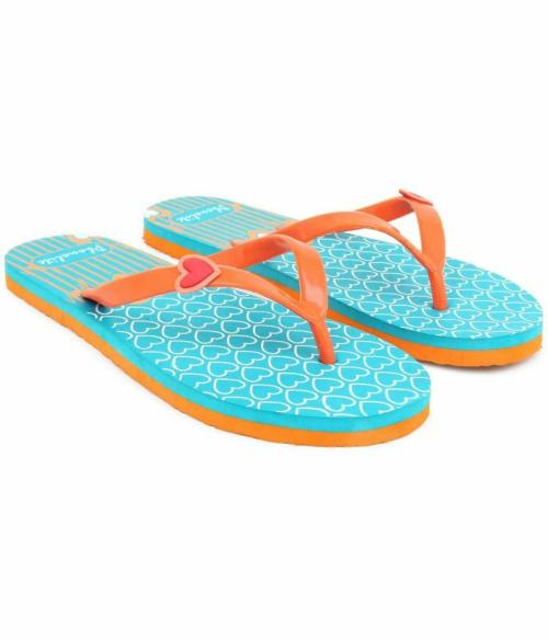 Phonolite Orange Slippers for Women