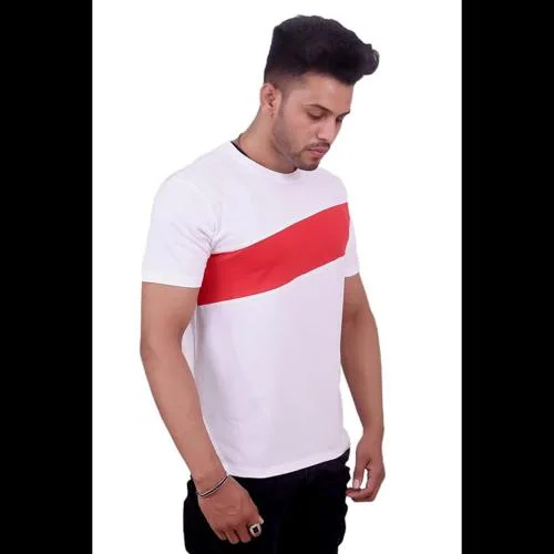 LIFE DREAM Men Solid Cotton Regular Fit T-Shirt | Men's Half Sleeves Round Neck T-Shirt