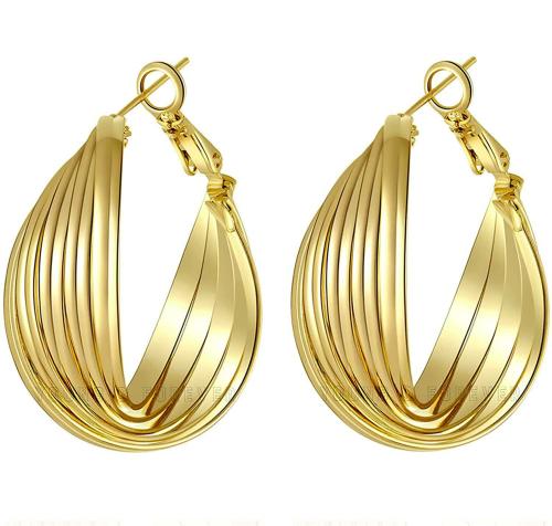 Young & Forever Hoop Earrings Gold For Women