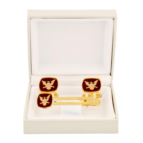 Buy TIEPIN Cufflink Gold with Tiepin Set for Men Office Corporate Party