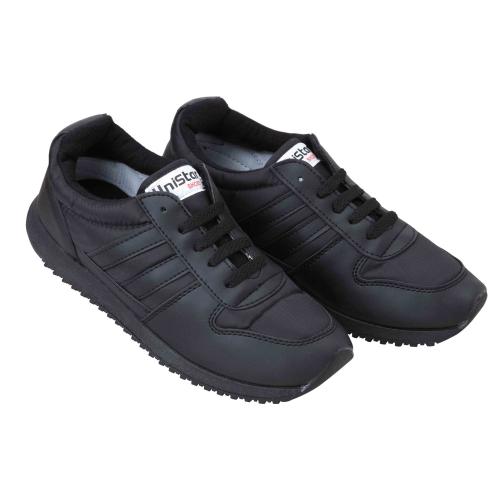Unistar Men'S Black Lightweight Stylish And Trendy Sports Walking And Running Shoes