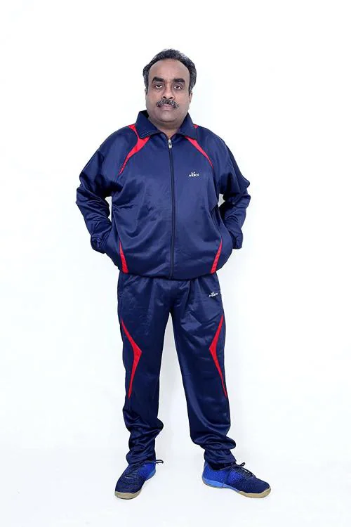 Henco Other Navy Blue Unisex Regular Fit Track Suit For Multi Sports (Xx-Small - 32 Inches)