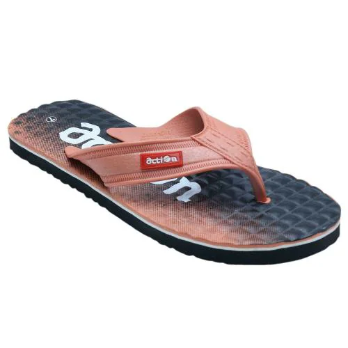 Action Tan Flip Flops for Men