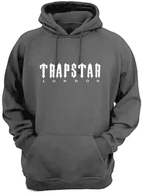 FASHION BITES Fleece Casual And Stylish Full SleeveRegular fit Winter trapstar Printed Hoodie For Man (Black _ XX-Large)