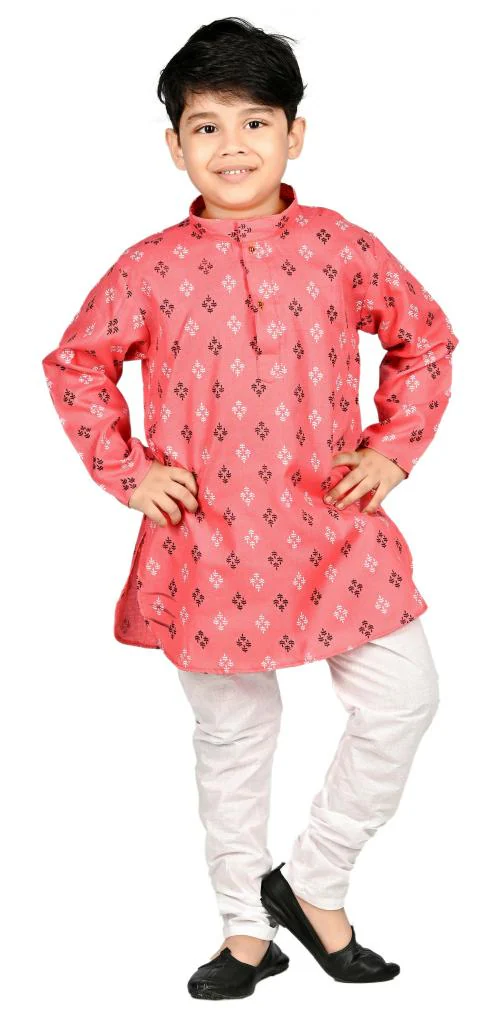NEW GEN BOYS COTTON KURTA WITH PAJAMA PANT