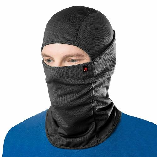 Auto Sonic Face Mask Pro+ for Bike, Ski, Cycling, Running, Hiking - Protects from Wind, Sun, Dust - 4 Way Stretch - #1 Rated Face Protection Mask (Black), Free Size, Pack of 1, for Men and Women