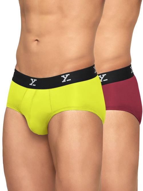 XYXX Pack of 2 Intellisoft Micro Modal Ace Men Briefs
