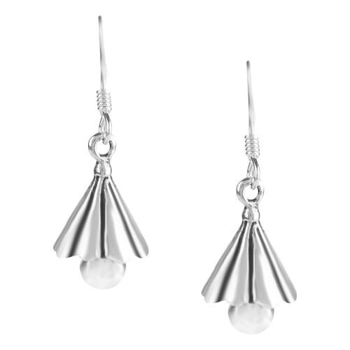 Nemichand Jewels Silver Jhumk Earrings For Women