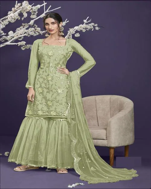 Rahi Fashion Soft Net Sharara Suit for Woman